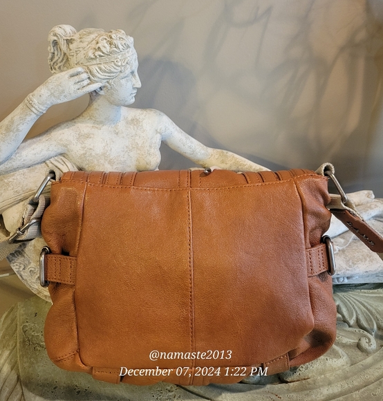 L.A.M.B. Gwen Stefani Leather Lace-Up Shoulder Bag Luxury Designer Celebrity #70 - Picture 7 of 16